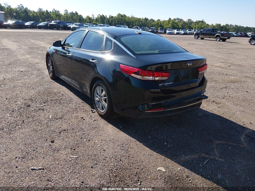 2016 Kia Optima VIN 5XXGT4L32GG102671 IAAI salvage auction — REAR END, Rebuildable (Florida), sold $925 on 2026-07-07 (photo 3)