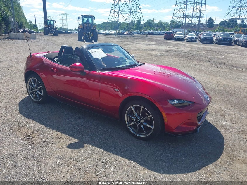 2023 Mazda VIN JM1NDAD73P0560824 IAAI salvage auction — FRONT END, Salvage Title, sold $3,550 on 2026-07-24 (photo 1)