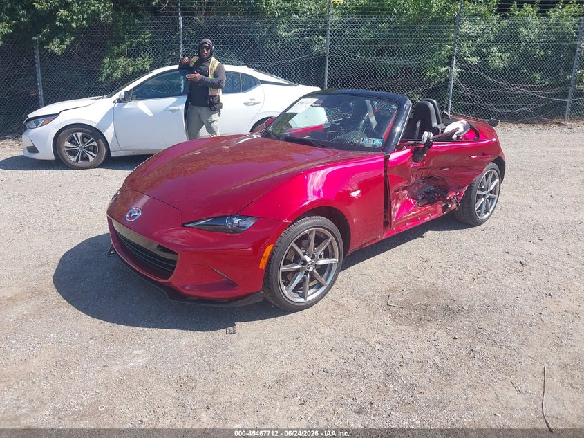 2023 Mazda VIN JM1NDAD73P0560824 IAAI salvage auction — FRONT END, Salvage Title, sold $3,550 on 2026-07-24 (photo 2)