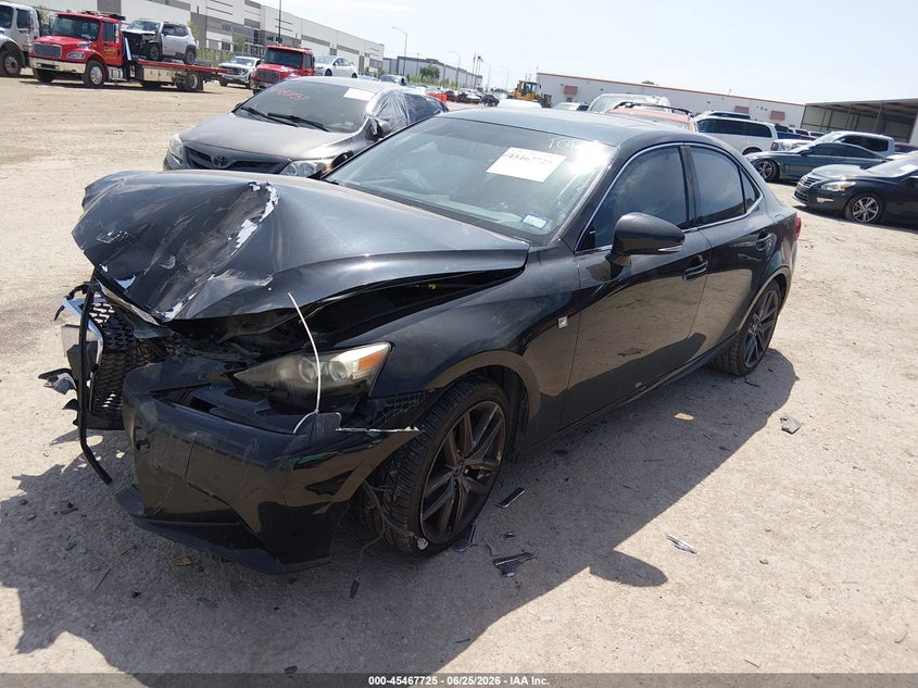 2014 Lexus Is VIN JTHBF1D22E5016766 IAAI salvage auction — FRONT END, Salvage (Texas), sold $325 on 2026-07-28 (photo 2)