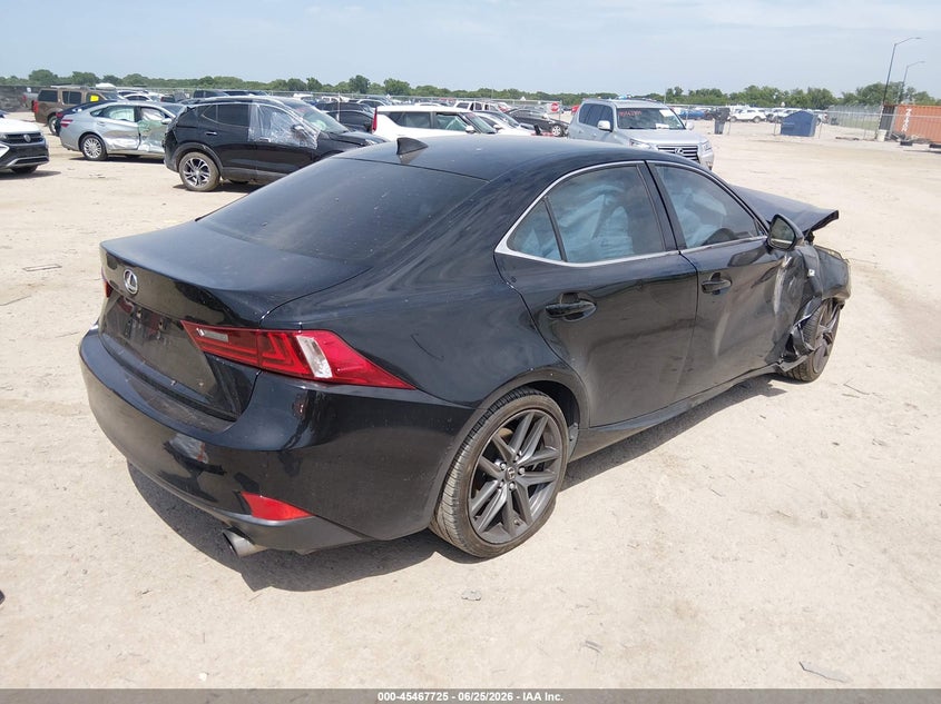 2014 Lexus Is VIN JTHBF1D22E5016766 IAAI salvage auction — FRONT END, Salvage (Texas), sold $325 on 2026-07-28 (photo 4)