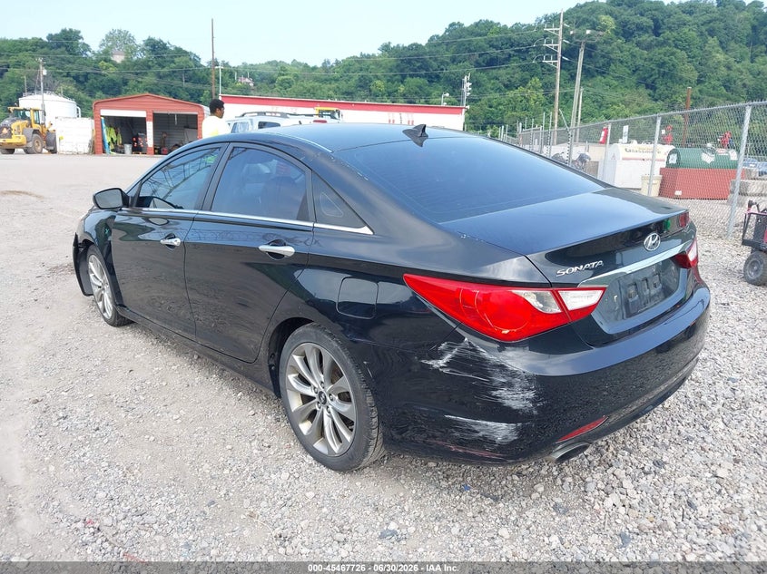 2013 Hyundai Sonata VIN 5NPEC4AC3DH629693 IAAI salvage auction — LEFT FRONT, Salvage (Pennsylvania), sold $450 on 2026-07-14 (photo 3)