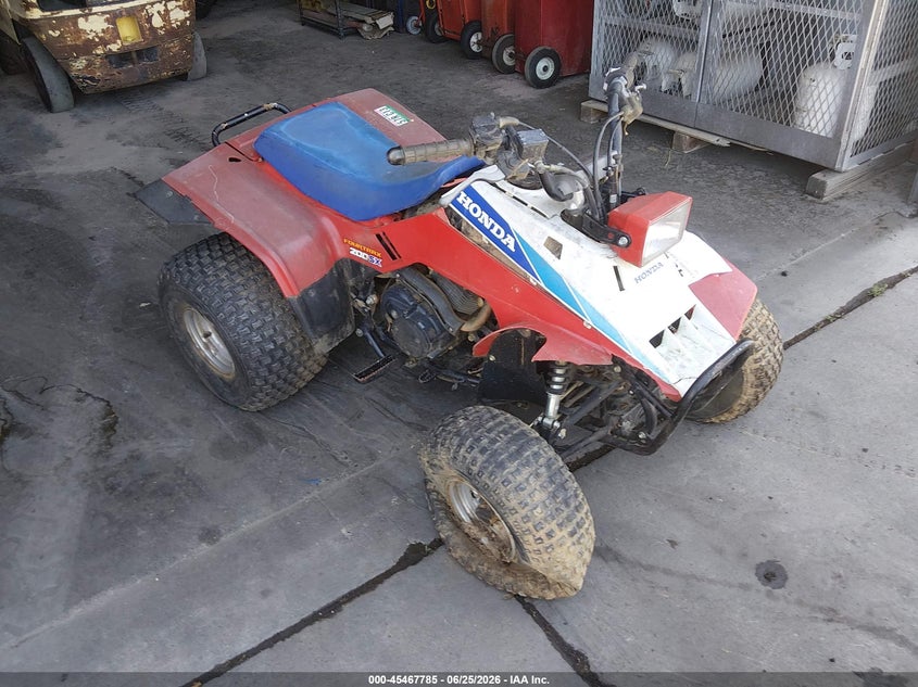 1986 Honda Trx200 VIN JH3TE0302GK063337 IAAI salvage auction — NORMAL WEAR, Clear - Dealer Only (California), sold $50 on 2026-07-08 (photo 1)