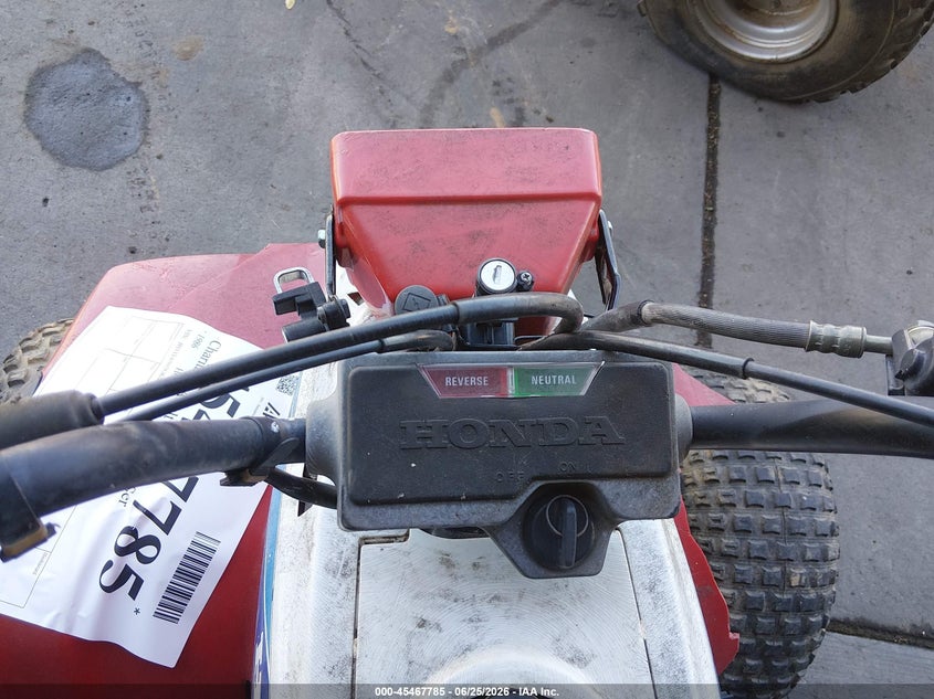 1986 Honda Trx200 VIN JH3TE0302GK063337 IAAI salvage auction — NORMAL WEAR, Clear - Dealer Only (California), sold $50 on 2026-07-08 (photo 7)