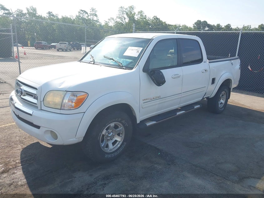 2006 Toyota Tundra VIN 5TBDT441X6S507814 IAAI salvage auction — STORM DAMAGE, Salvage (South Carolina), sold $2,100 on 2026-07-22 (photo 2)