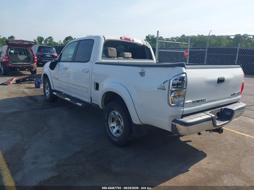 2006 Toyota Tundra VIN 5TBDT441X6S507814 IAAI salvage auction — STORM DAMAGE, Salvage (South Carolina), sold $2,100 on 2026-07-22 (photo 3)