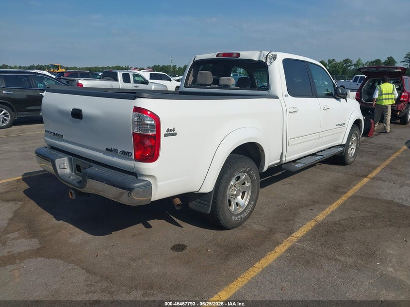 2006 Toyota Tundra VIN 5TBDT441X6S507814 IAAI salvage auction — STORM DAMAGE, Salvage (South Carolina), sold $2,100 on 2026-07-22 (photo 4)