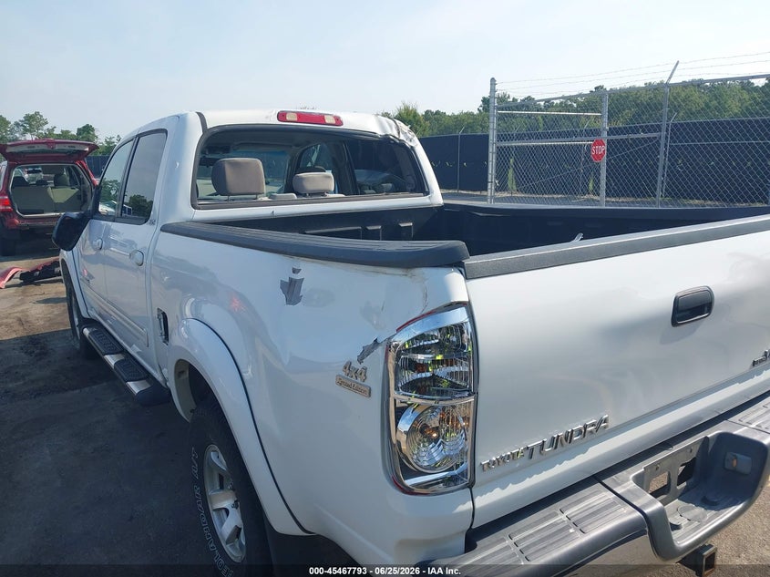 2006 Toyota Tundra VIN 5TBDT441X6S507814 IAAI salvage auction — STORM DAMAGE, Salvage (South Carolina), sold $2,100 on 2026-07-22 (photo 6)