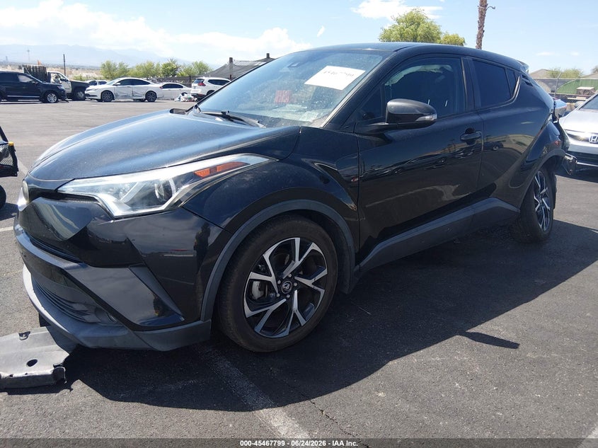 2018 Toyota C-hr VIN NMTKHMBX1JR019107 IAAI salvage auction — REAR END, Salvage Title, sold $4,400 on 2026-07-31 (photo 2)