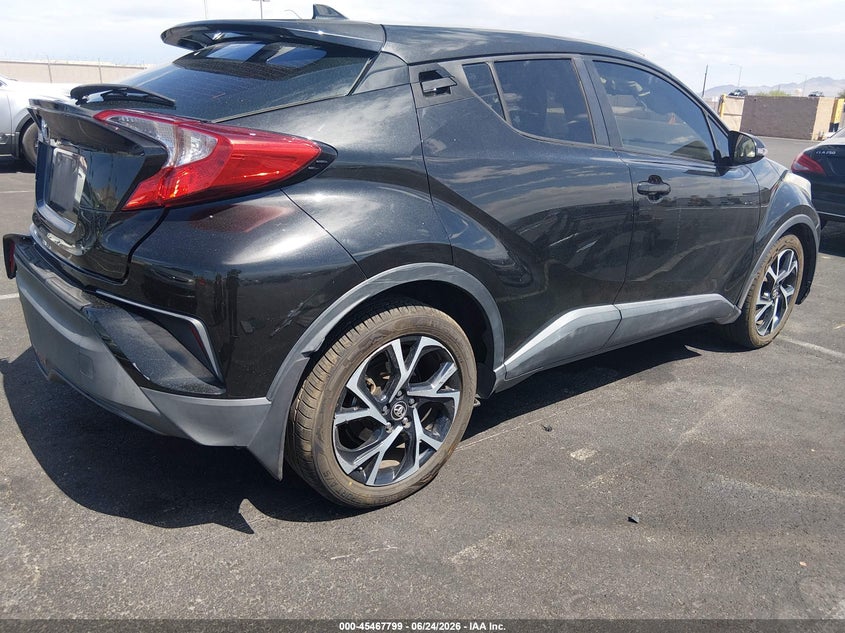 2018 Toyota C-hr VIN NMTKHMBX1JR019107 IAAI salvage auction — REAR END, Salvage Title, sold $4,400 on 2026-07-31 (photo 4)