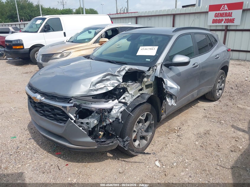 2026 Chevrolet Trax VIN KL77LHEP2TC022026 IAAI salvage auction — LEFT FRONT, Enterprise Vehicles Clear Only (Florida), sold $6,950 on 2026-07-16 (photo 2)