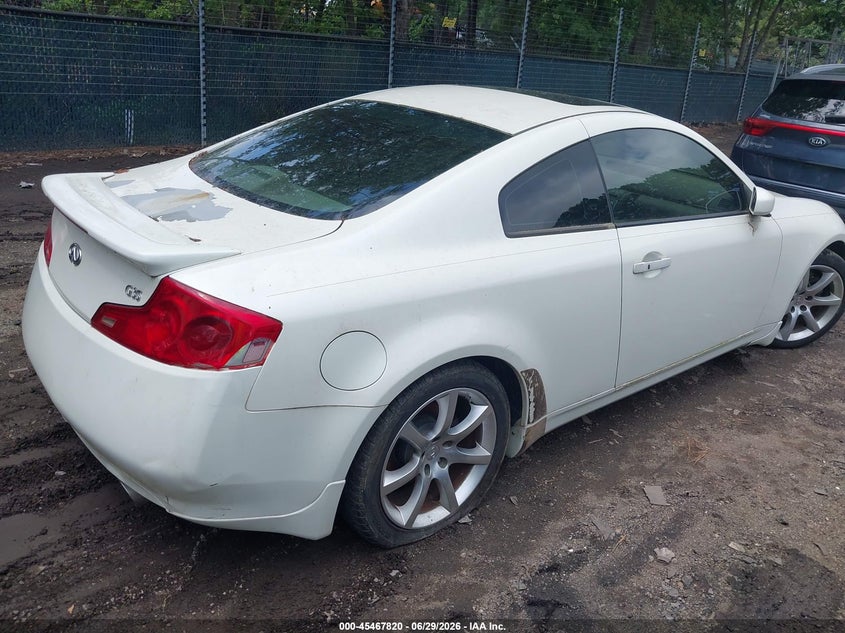 2007 Infiniti G35 VIN JNKCV54E77M906066 IAAI salvage auction — NORMAL WEAR, Clear (Virginia), sold $550 on 2026-08-01 (photo 4)