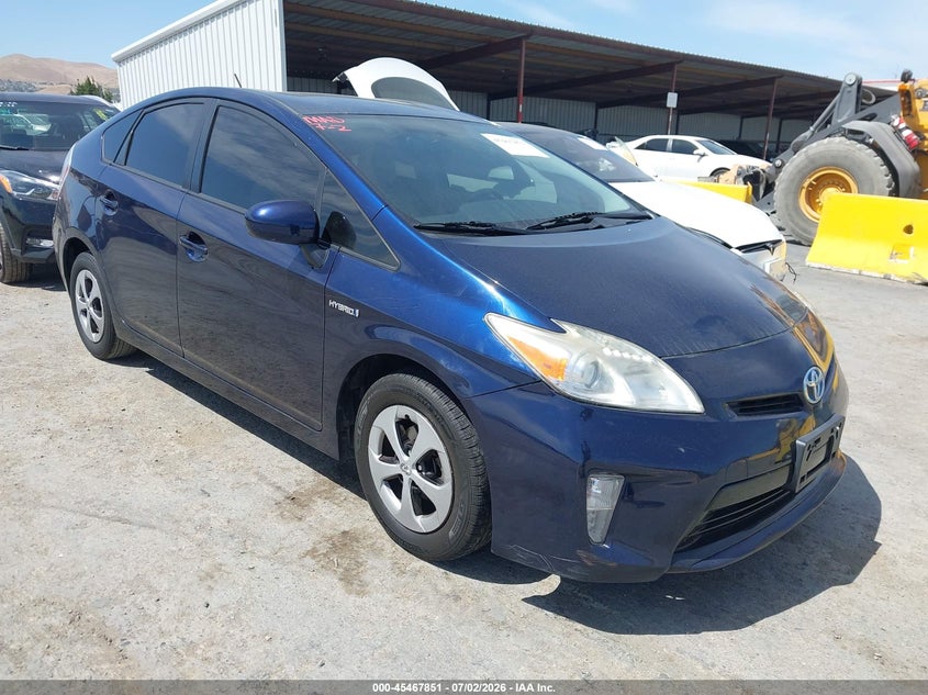 2012 Toyota Prius VIN JTDKN3DU1C1614434 IAAI salvage auction — THEFT, Salvage (California), sold $1,650 on 2026-07-09 (photo 1)