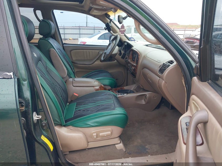 2003 Toyota Sequoia VIN 5TDZT38A13S178420 IAAI salvage auction — LEFT FRONT, Clear (Texas), sold $25 on 2026-07-30 (photo 5)