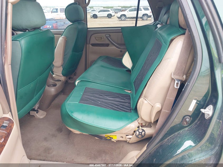 2003 Toyota Sequoia VIN 5TDZT38A13S178420 IAAI salvage auction — LEFT FRONT, Clear (Texas), sold $25 on 2026-07-30 (photo 8)