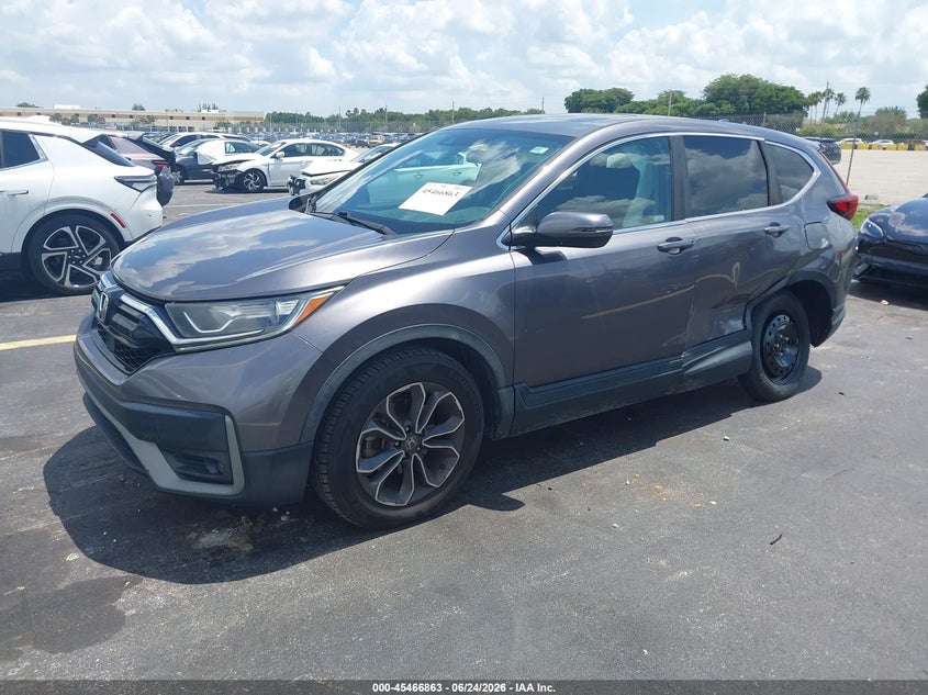 2020 Honda Cr-v VIN 7FARW1H59LE027980 IAAI salvage auction — LEFT SIDE, Rebuildable (Florida), sold $7,800 on 2026-07-30 (photo 2)