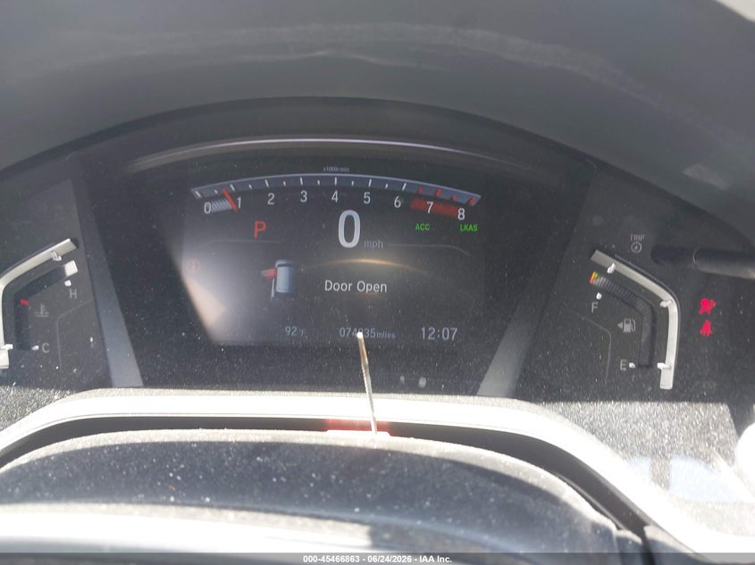 2020 Honda Cr-v VIN 7FARW1H59LE027980 IAAI salvage auction — LEFT SIDE, Rebuildable (Florida), sold $7,800 on 2026-07-30 (photo 7)