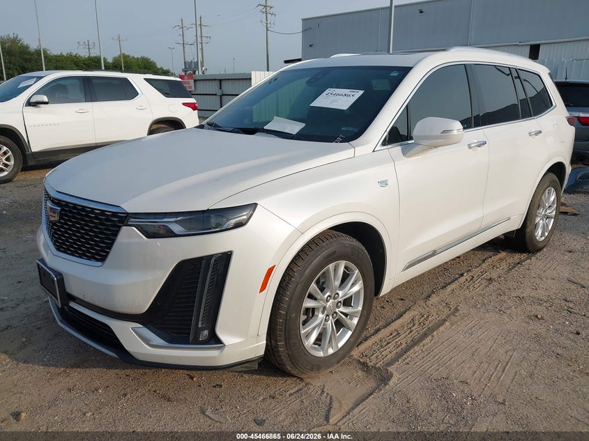 2023 Cadillac Xt6 VIN 1GYKPAR43PZ127387 IAAI salvage auction — THEFT, Original (Texas), sold $15,100 on 2026-07-16 (photo 6)