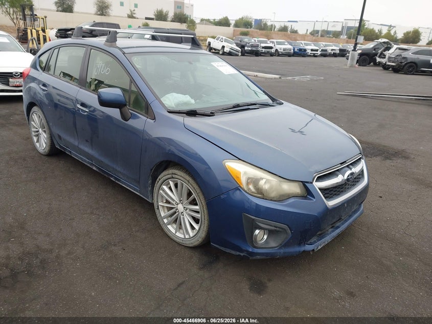 2013 Subaru Impreza VIN JF1GPAG60DH846488 IAAI salvage auction — FRONT END, Salvage Certificate (California), sold $475 on 2026-07-24 (photo 1)