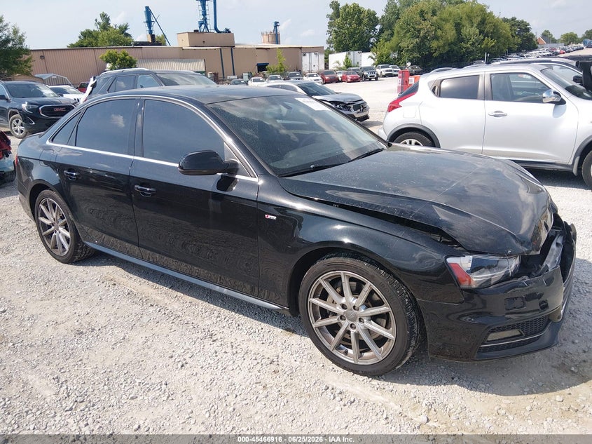 2014 Audi A4 VIN WAUFFAFL6EN027064 IAAI salvage auction — FRONT END, Salvage (Idaho), sold $1,575 on 2026-07-15 (photo 1)