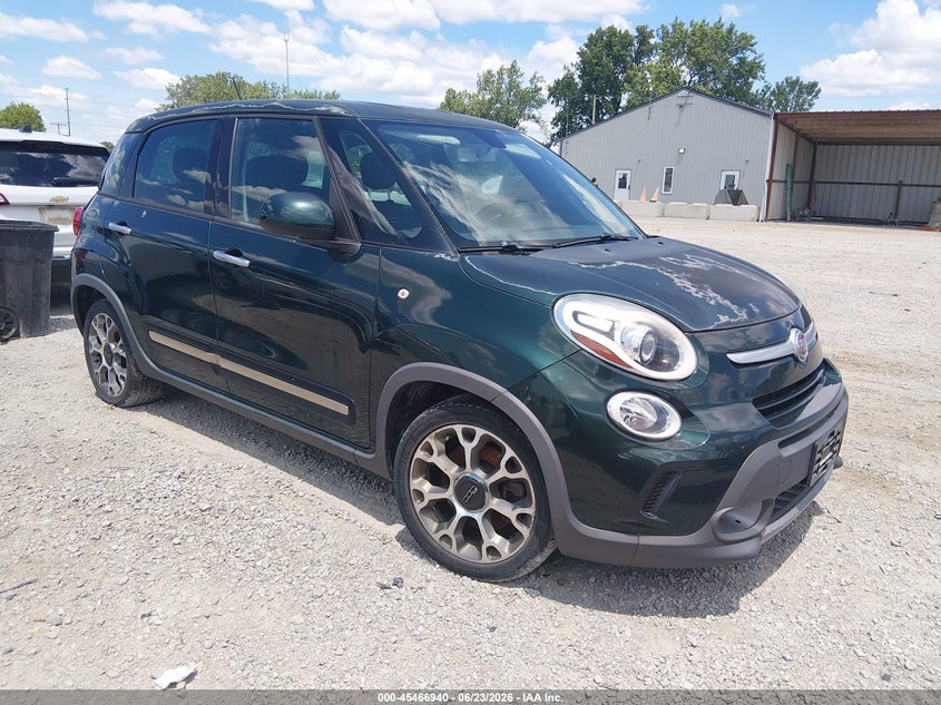 2014 Fiat 500l VIN ZFBCFADHXEZ020165 IAAI salvage auction — NORMAL WEAR, Salvage Title, sold $275 on 2026-07-29 (photo 1)