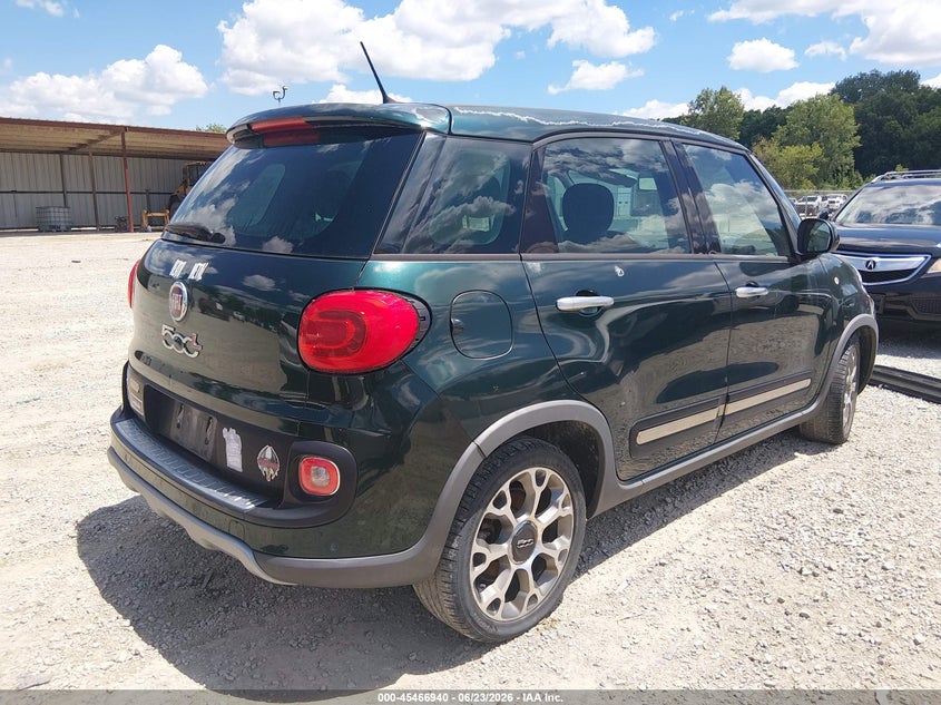 2014 Fiat 500l VIN ZFBCFADHXEZ020165 IAAI salvage auction — NORMAL WEAR, Salvage Title, sold $275 on 2026-07-29 (photo 4)