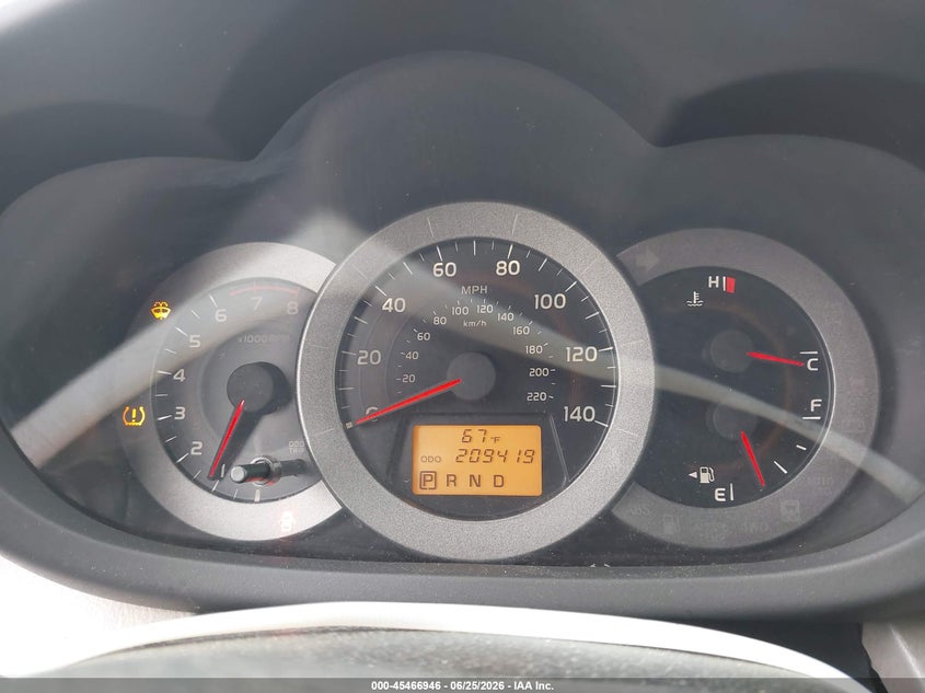 2009 Toyota Rav 4 VIN JTMZF35V695006719 IAAI salvage auction — FRONT END, Salvage (California), sold $900 on 2026-07-16 (photo 7)
