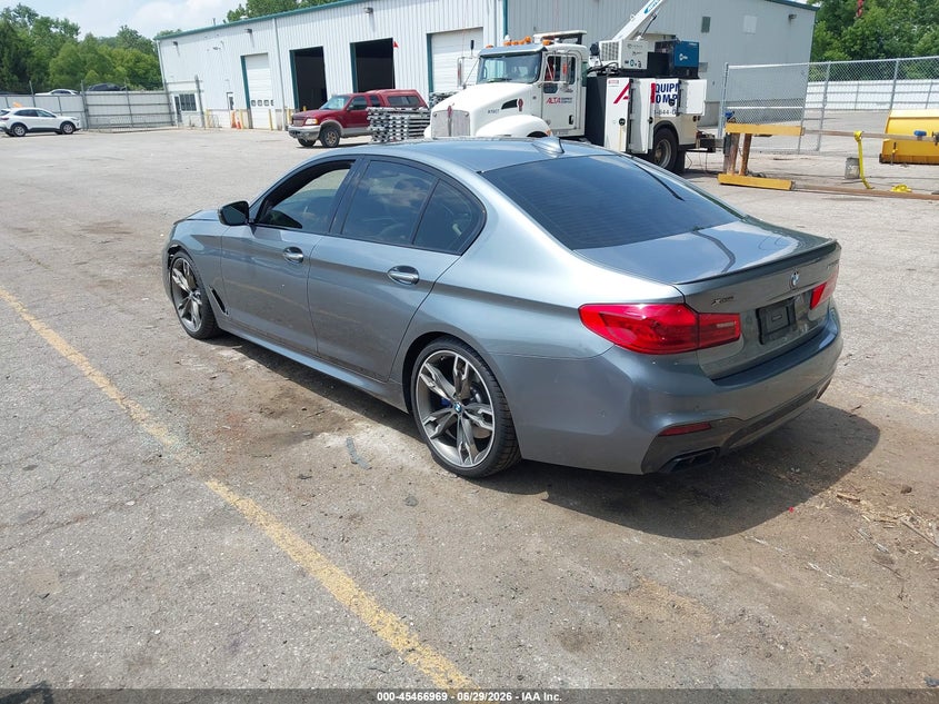 2018 BMW 5er VIN WBAJB9C5XJB036193 IAAI salvage auction — FRONT END, Clear (Michigan), sold $11,100 on 2026-07-27 (photo 3)