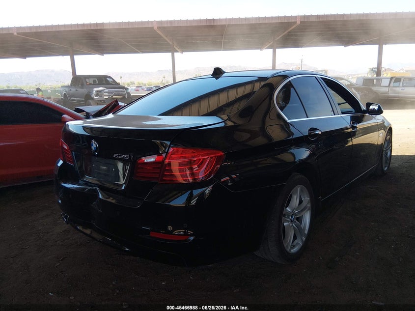 2015 BMW 5er VIN WBA5A5C55FD522953 IAAI salvage auction — REAR END, Salvage (Arizona), sold $3,300 on 2026-07-14 (photo 4)