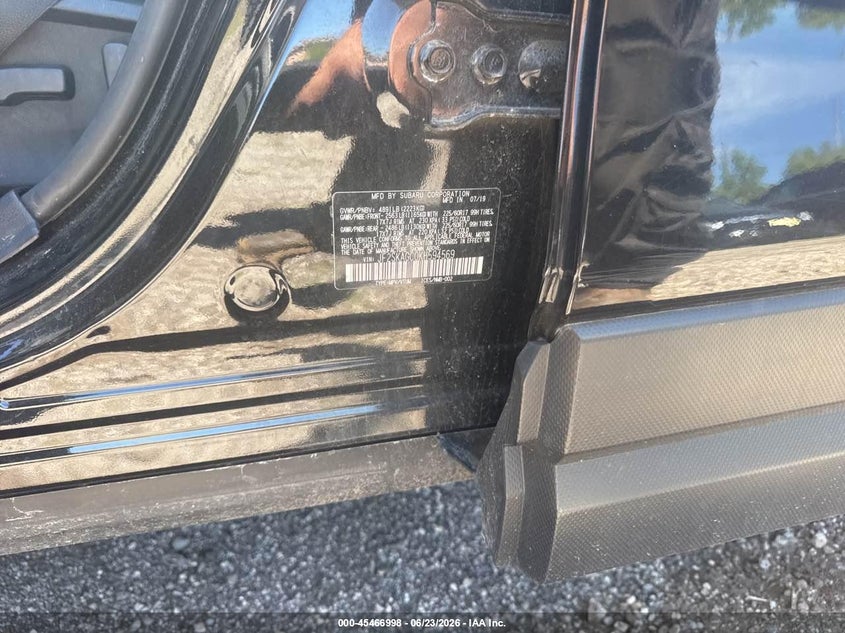 2019 Subaru Forester VIN JF2SKAGC0KH594569 IAAI salvage auction — SIDE, Salvage (Ohio), sold $1,300 on 2026-07-07 (photo 9)