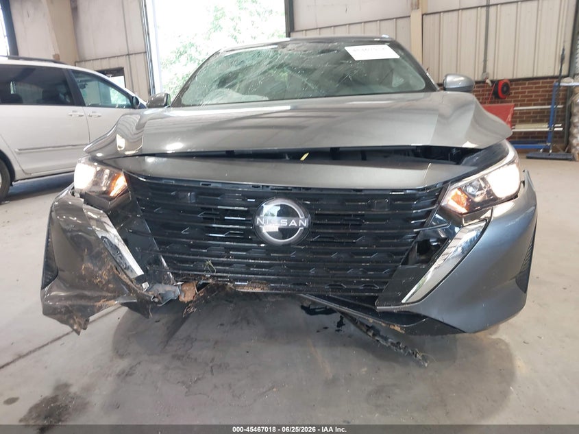2025 Nissan Sentra VIN 3N1AB8CV8SY348967 IAAI salvage auction — FRONT END, Salvage (North Carolina), sold $3,650 on 2026-08-01 (photo 6)