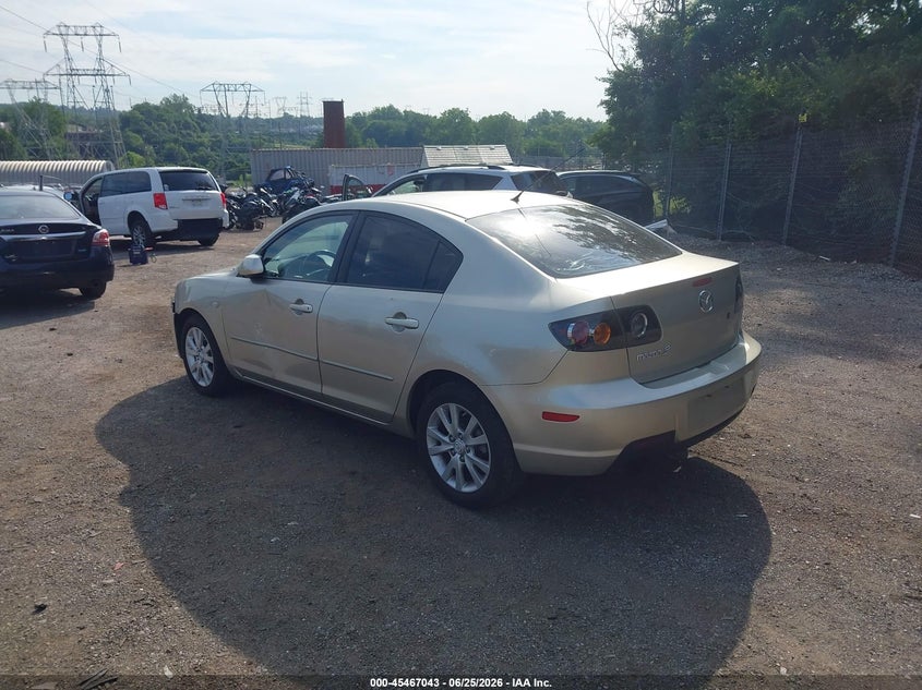 2007 Mazda 3 VIN JM1BK12FX71711493 IAAI salvage auction — SIDE, Salvage (Idaho), sold $375 on 2026-07-31 (photo 3)