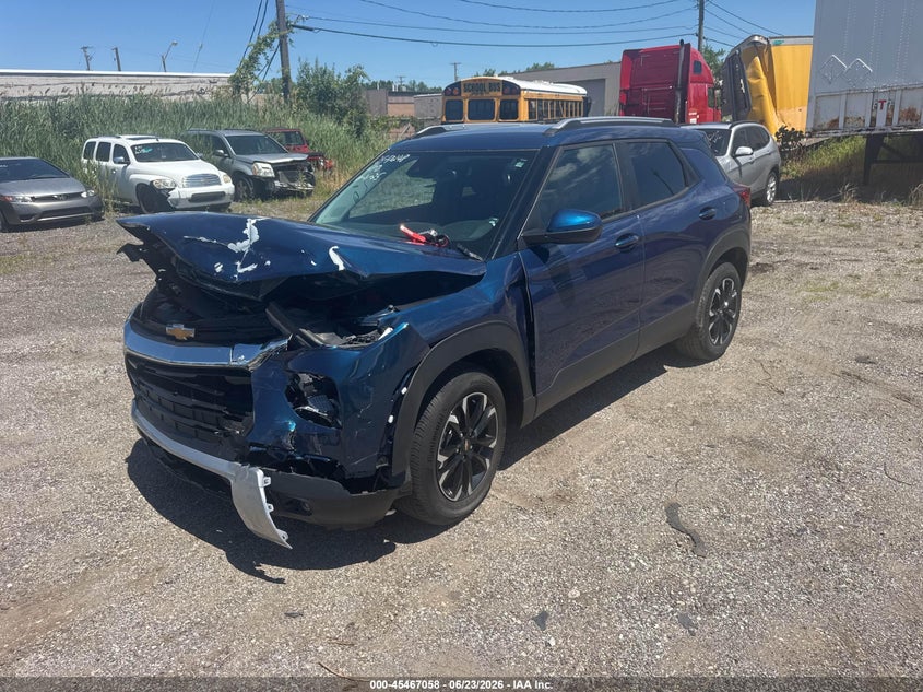 2021 Chevrolet Trailblazer VIN KL79MPS28MB130599 IAAI salvage auction — FRONT END, Salvage (Ohio), sold $1,575 on 2026-07-07 (photo 2)