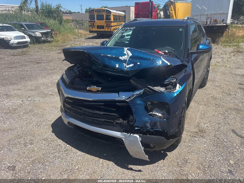 2021 Chevrolet Trailblazer VIN KL79MPS28MB130599 IAAI salvage auction — FRONT END, Salvage (Ohio), sold $1,575 on 2026-07-07 (photo 6)