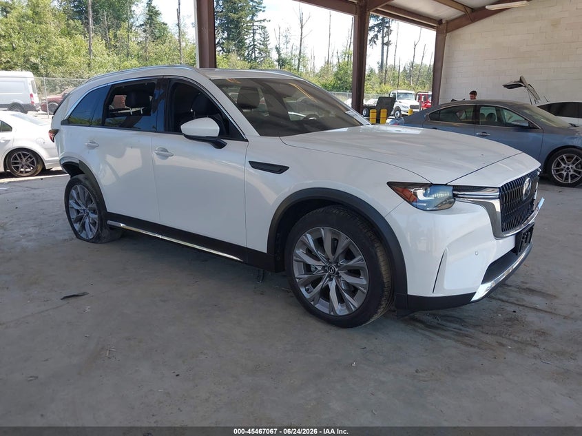 2024 Mazda Cx-90 VIN JM3KKDHD3R1165363 IAAI salvage auction — REAR END, Bill Of Sale (Washington), sold $7,000 on 2026-07-09 (photo 1)