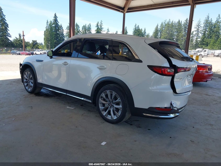 2024 Mazda Cx-90 VIN JM3KKDHD3R1165363 IAAI salvage auction — REAR END, Bill Of Sale (Washington), sold $7,000 on 2026-07-09 (photo 3)