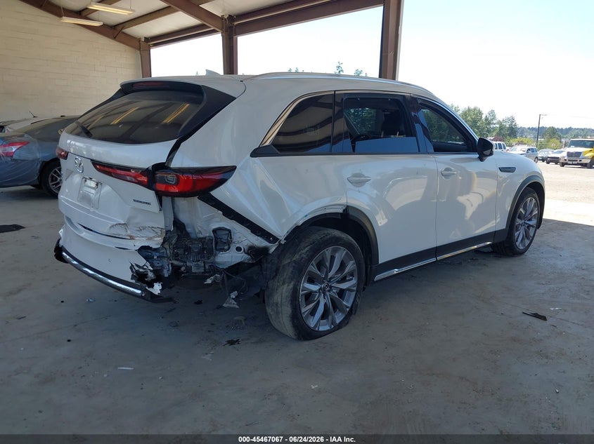2024 Mazda Cx-90 VIN JM3KKDHD3R1165363 IAAI salvage auction — REAR END, Bill Of Sale (Washington), sold $7,000 on 2026-07-09 (photo 4)