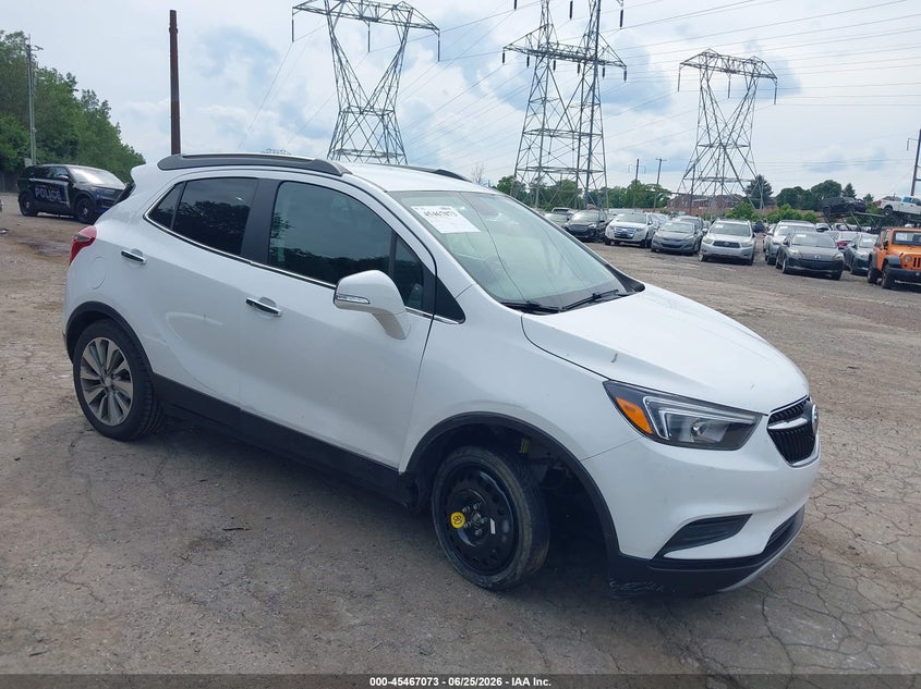2019 Buick Encore VIN KL4CJASB1KB819907 IAAI salvage auction — UNDERCARRIAGE, Salvage (Pennsylvania), sold $2,850 on 2026-07-31 (photo 1)