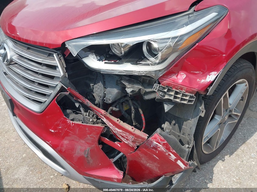 2017 Hyundai Santa fe VIN KM8SR4HF8HU229430 IAAI salvage auction — LEFT FRONT, Salvage (Texas), sold $3,050 on 2026-07-29 (photo 6)