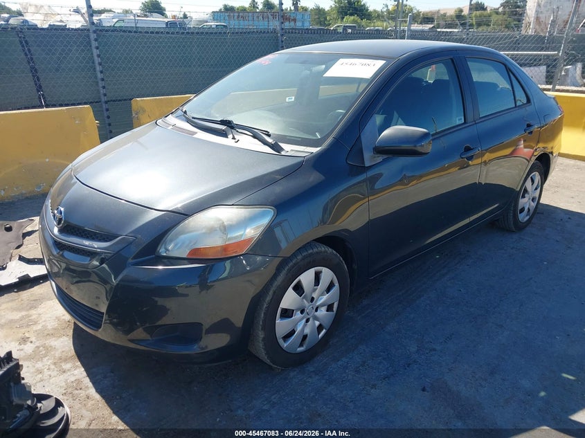 2008 Toyota Yaris VIN JTDBT923581293010 IAAI salvage auction — REAR END, Salvage (California), sold $1,950 on 2026-07-13 (photo 2)