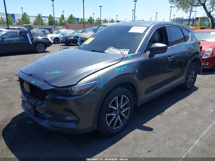 2018 Mazda Cx-5 VIN JM3KFADMXJ0369046 IAAI salvage auction — FRONT & REAR, Salvage Title, sold $4,300 on 2026-07-17 (photo 2)