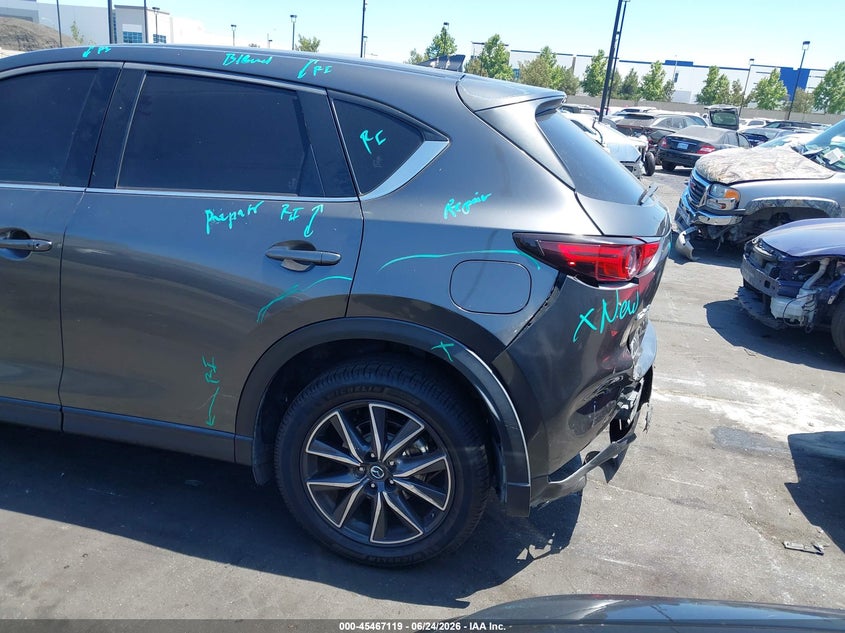2018 Mazda Cx-5 VIN JM3KFADMXJ0369046 IAAI salvage auction — FRONT & REAR, Salvage Title, sold $4,300 on 2026-07-17 (photo 6)