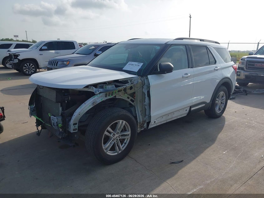 2023 Ford Explorer VIN 1FMSK8DH4PGA86315 IAAI salvage auction — FRONT END, Original (Texas), sold $8,100 on 2026-08-21 (photo 2)