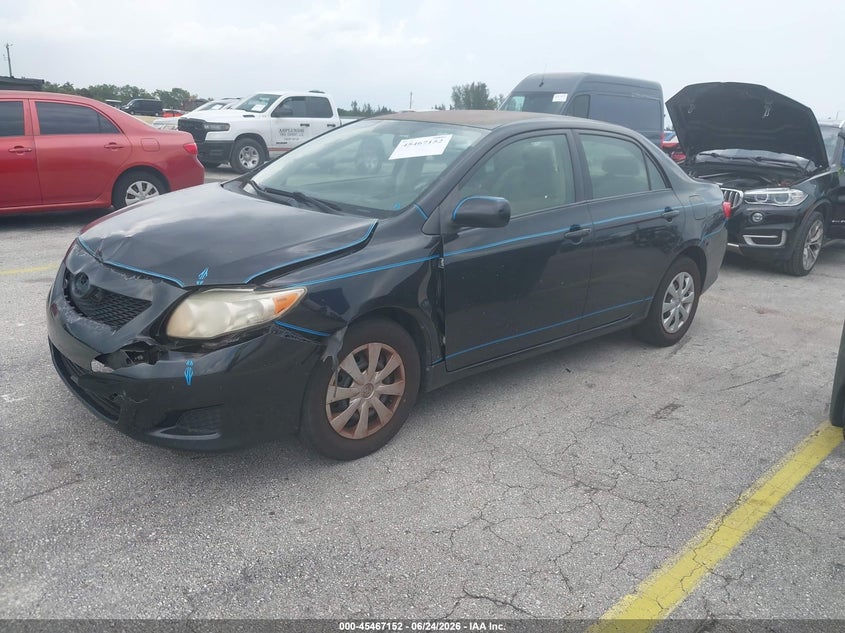 2009 Toyota Corolla VIN JTDBL40E19J028786 IAAI salvage auction — FRONT & REAR, Rebuildable (Florida), sold $1,975 on 2026-07-16 (photo 2)
