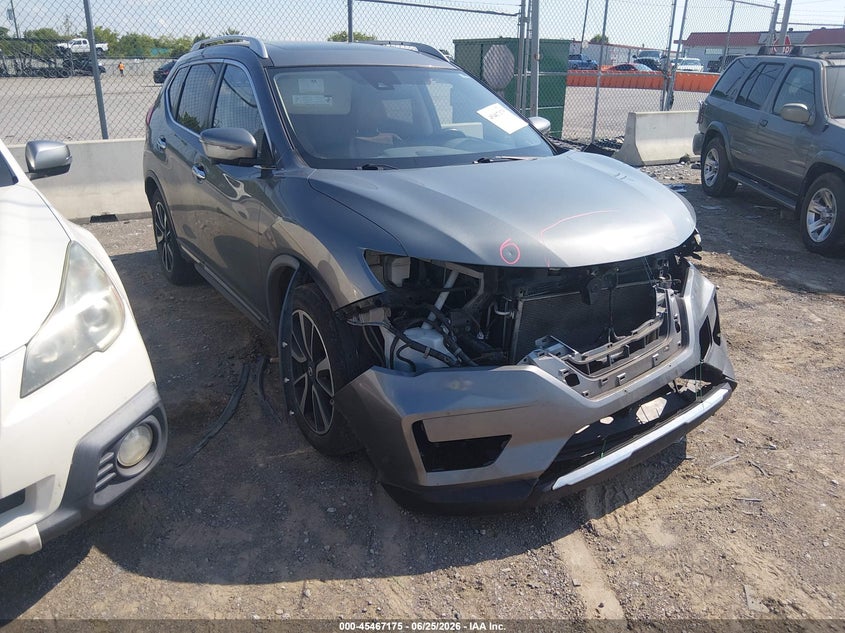 2017 Nissan Rogue VIN JN8AT2MVXHW023005 IAAI salvage auction — FRONT END, Salvage (Tennessee), sold $1,450 on 2026-07-09 (photo 1)