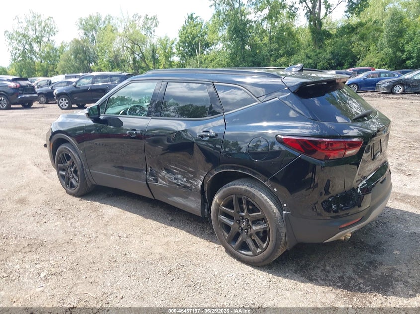 2024 Chevrolet Blazer VIN 3GNKBDRS9RS163919 IAAI salvage auction — RIGHT SIDE, Salvage Title, sold $9,800 on 2026-08-18 (photo 3)