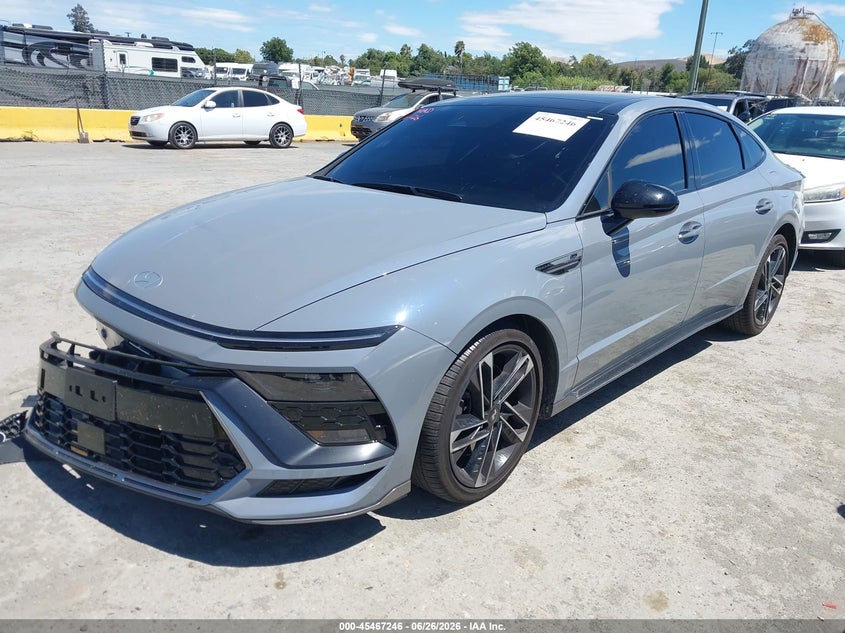 2026 Hyundai Sonata VIN KMHL54JC9TA546630 IAAI salvage auction — FRONT END, Salvage Title, sold $9,100 on 2026-07-31 (photo 2)