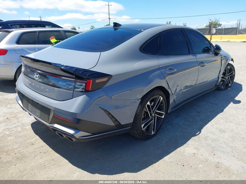 2026 Hyundai Sonata VIN KMHL54JC9TA546630 IAAI salvage auction — FRONT END, Salvage Title, sold $9,600 on 2026-07-31 (photo 4)