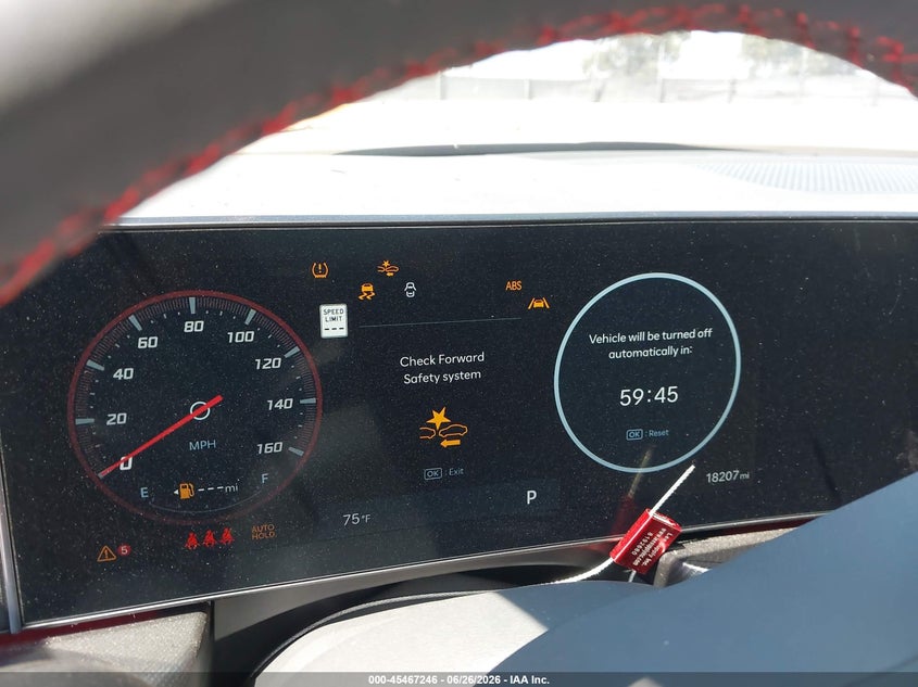 2026 Hyundai Sonata VIN KMHL54JC9TA546630 IAAI salvage auction — FRONT END, Salvage Title, sold $9,100 on 2026-07-31 (photo 7)