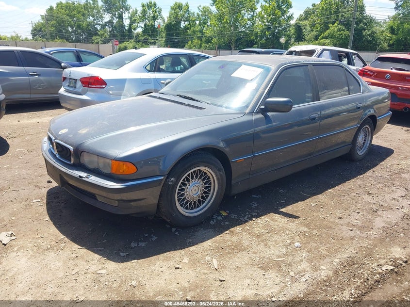 2000 BMW 7 series VIN WBAGH8347YDP09692 IAAI salvage auction — NORMAL WEAR, Original (Ohio), sold $275 on 2026-07-30 (photo 2)